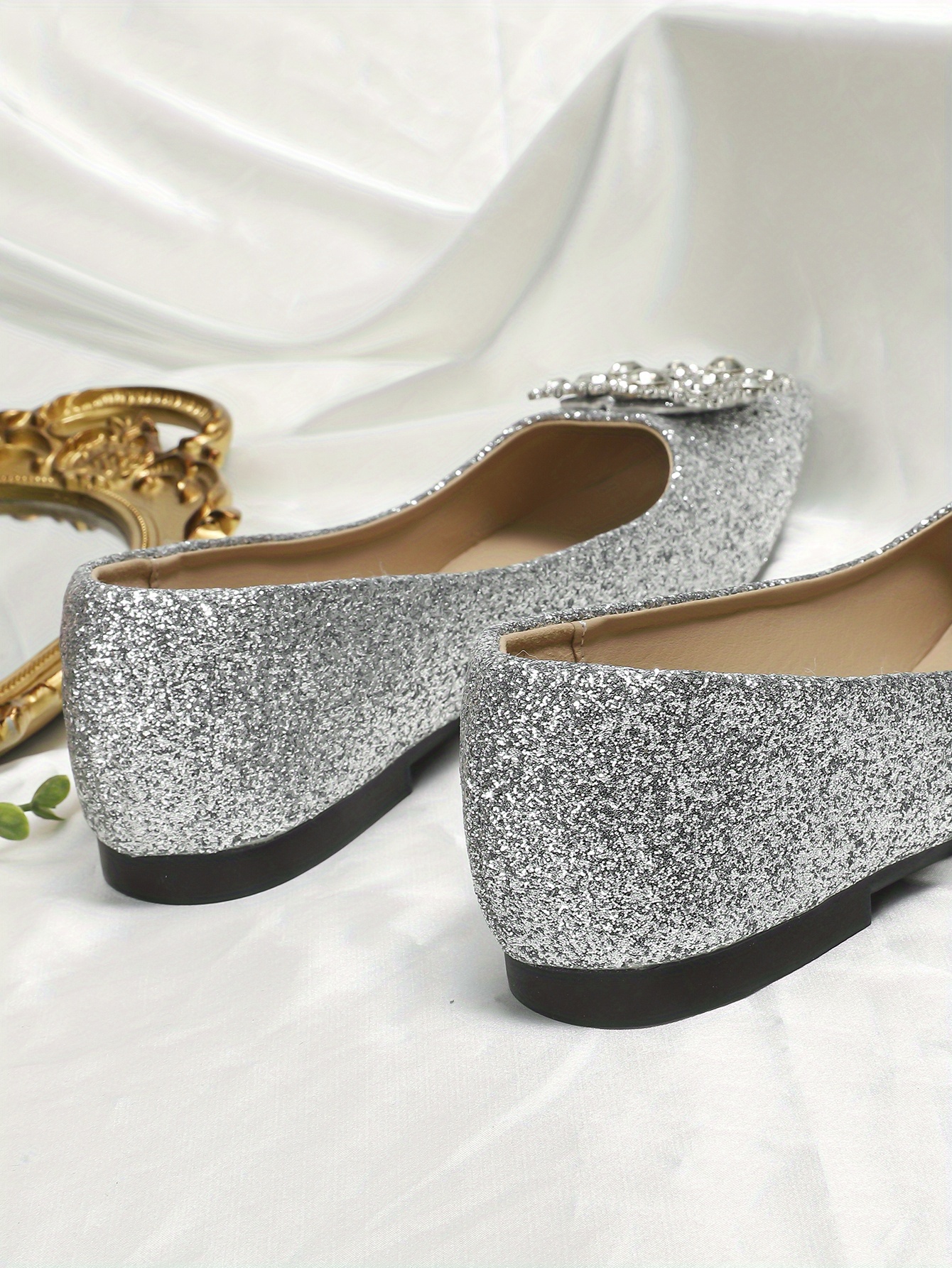 pointed toe slip on flats