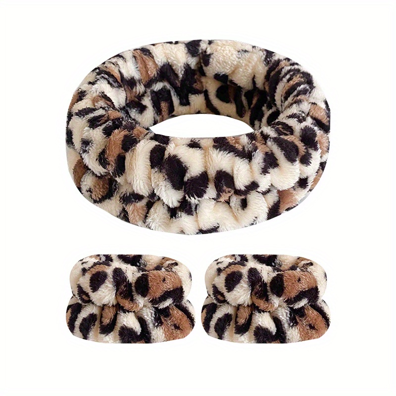 3pcs Leopard Print Hair Bundle Set