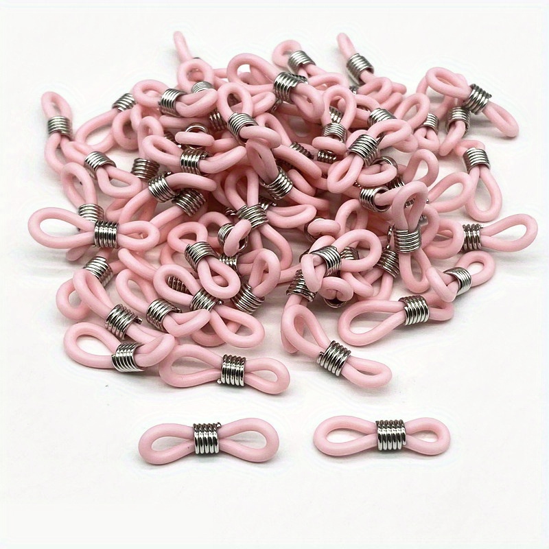 8 pièces/set Corde à anneaux en silicone, corde antidérapante