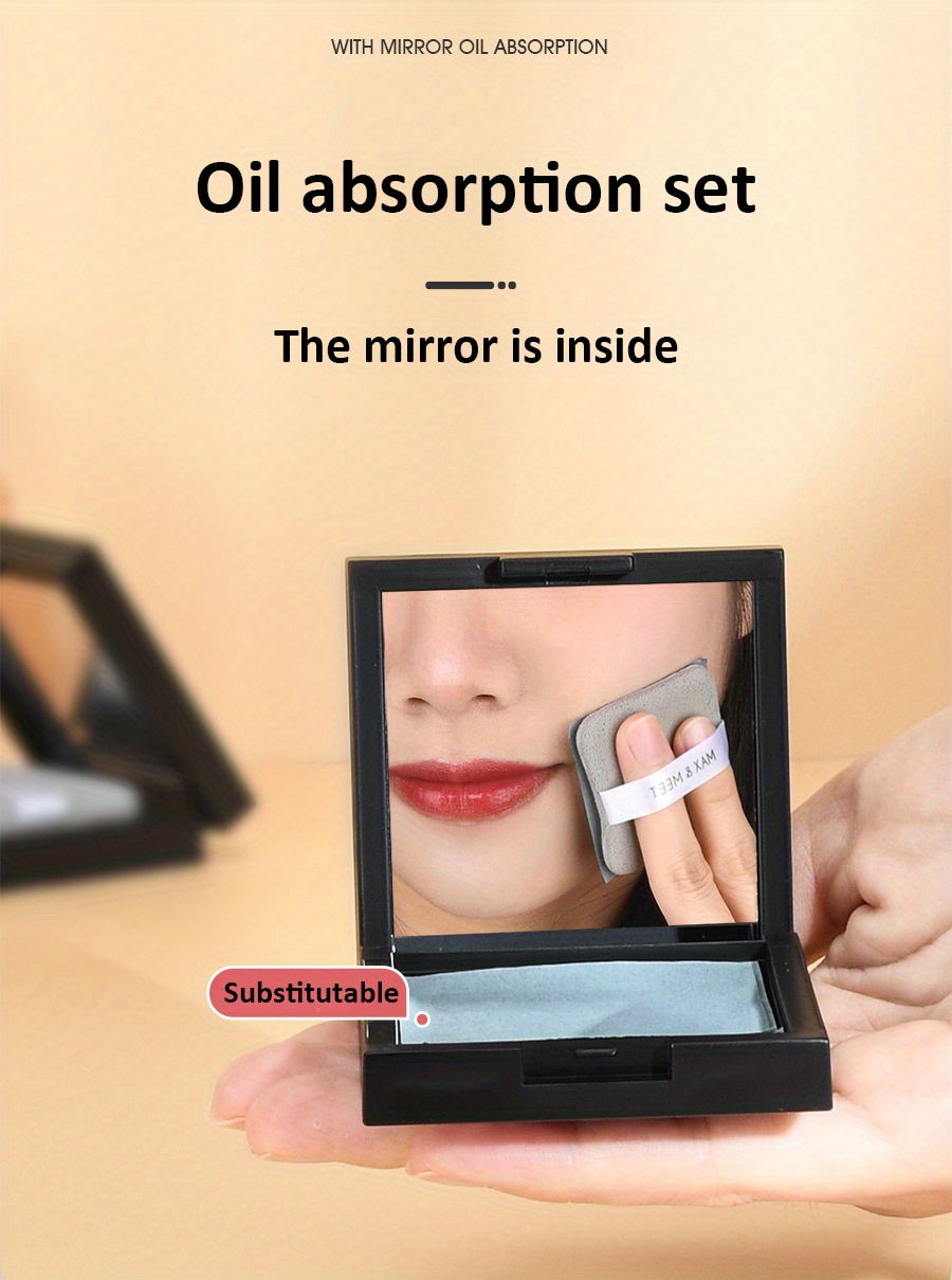 Oil Blotting Sheets Face Blotting Paper Oily Skin Portable Temu