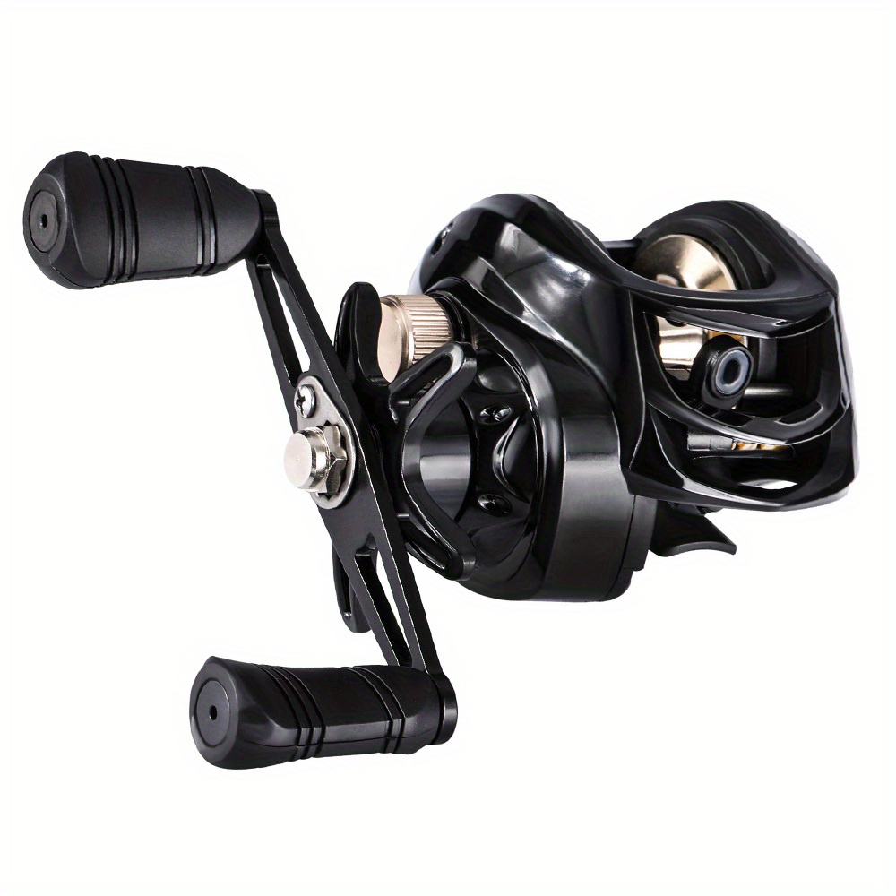 Sougayilang Baitcasting Fishing Reel with Anti-Reverse Ball Bearings 10kg  Max Drag 7.2:1 High-Speed Gear Ratio Casting Reel