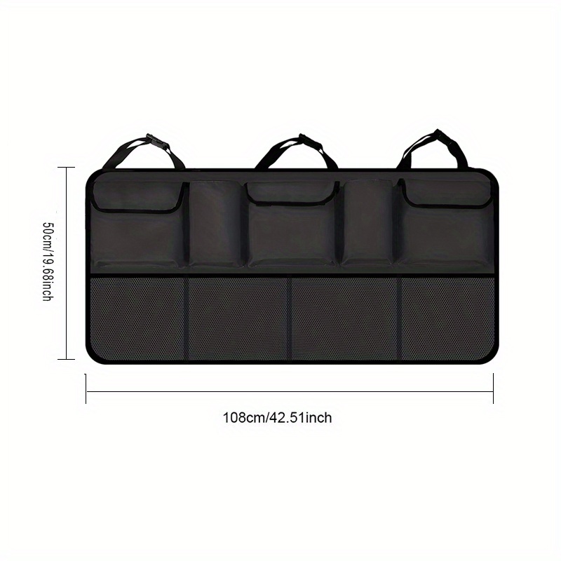 Quality Leather Car Rear Seat Back Storage Bag Multi Hanging Mesh Nets  Pocket Trunk Bag Organizer Auto StowingTidying Supplies261d From Yier63,  $46.53