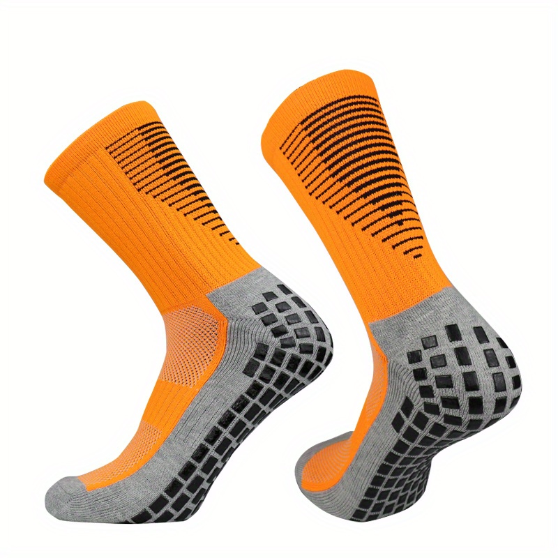 1pair Anti-slip Soccer Athletic Socks