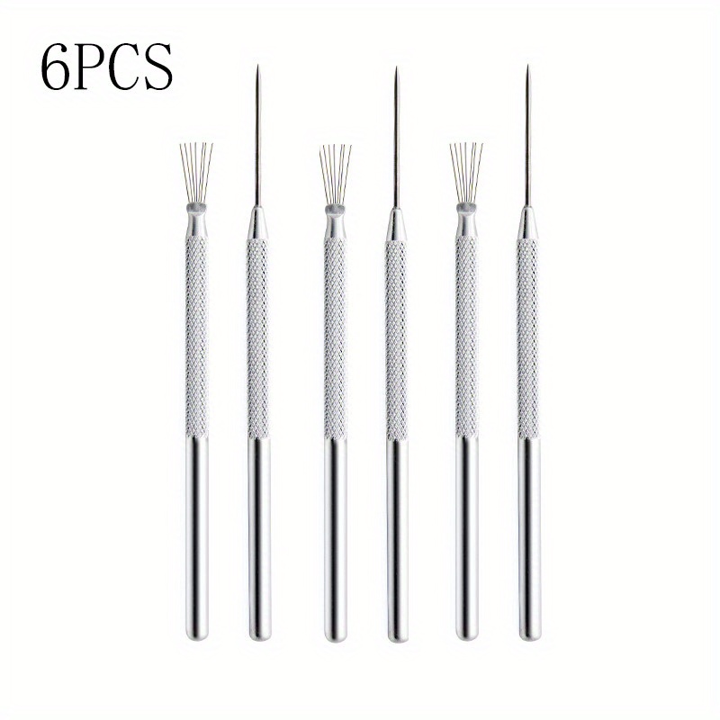 BTYONON 4 Pcs Clay Needle Tools,Feather Wire Texture Tool and Clay Ceramic  Needle Detail Tools for Clay Pottery Sculpting