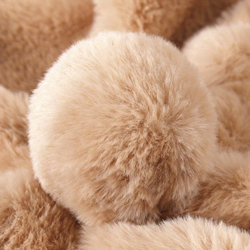  Thicken Plush Fabric Soft Faux Fur Fabric Fleece