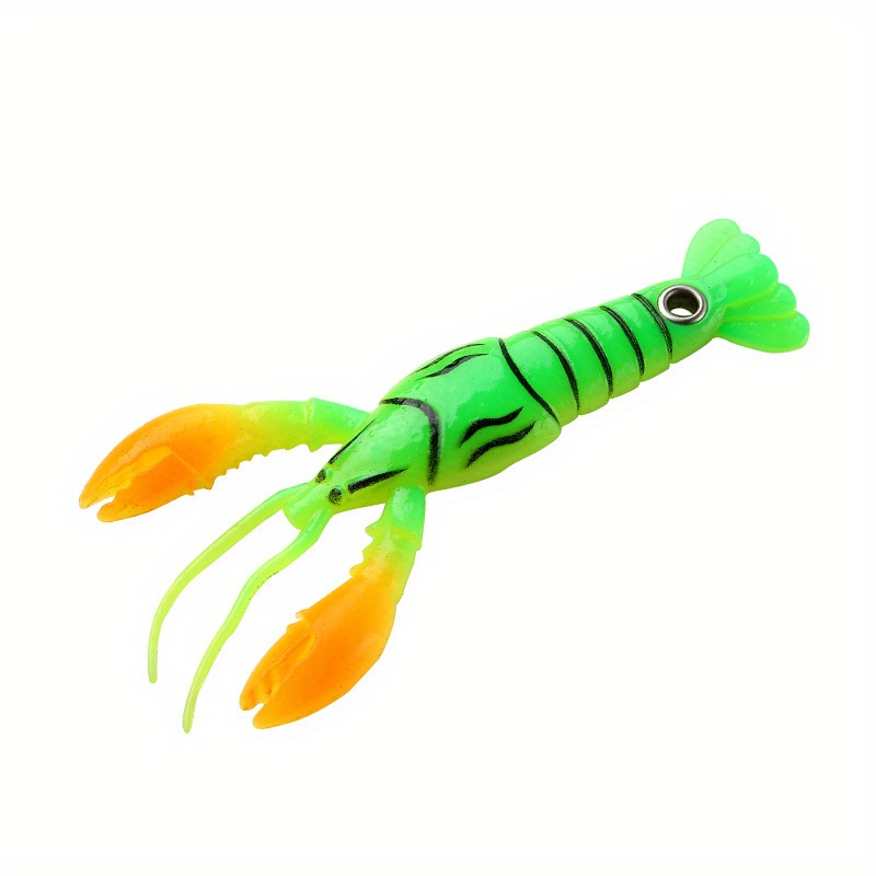 Soft Prawn Fishing Lure Bionic Crayfish Soft Bait Fishing - Temu