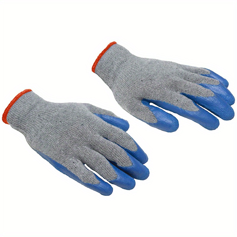 Rubber Latex Double Coating Work Gloves, Suitable For Construction ...