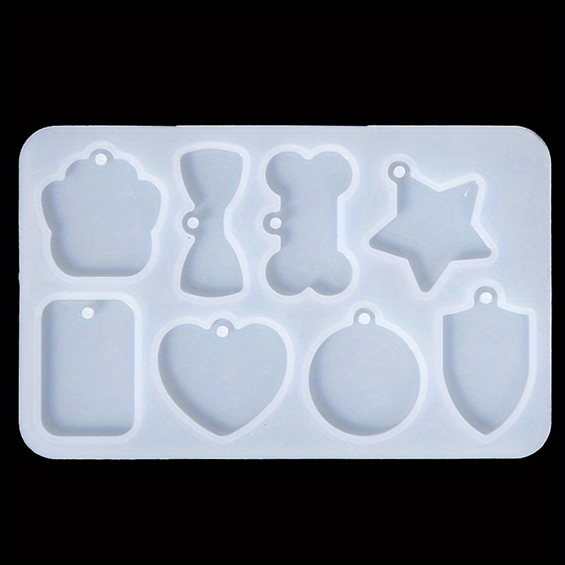 86pcs Resin Earring Pendant Silicone Mold UV Resin Mold Kit For Jewelry  Making, Pendant And Necklace Molds, Keychain Molds, Small Resin Molds