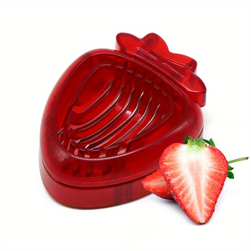 Strawberry Slicer Mini Strawberry Cutter Fruit Slicer Fruit - Temu