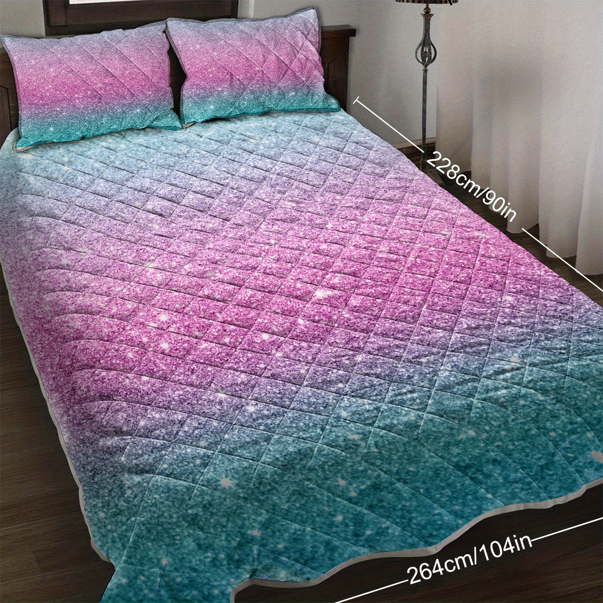 Colorful Marble Printed Bedspread Set Teen Women Men - Temu