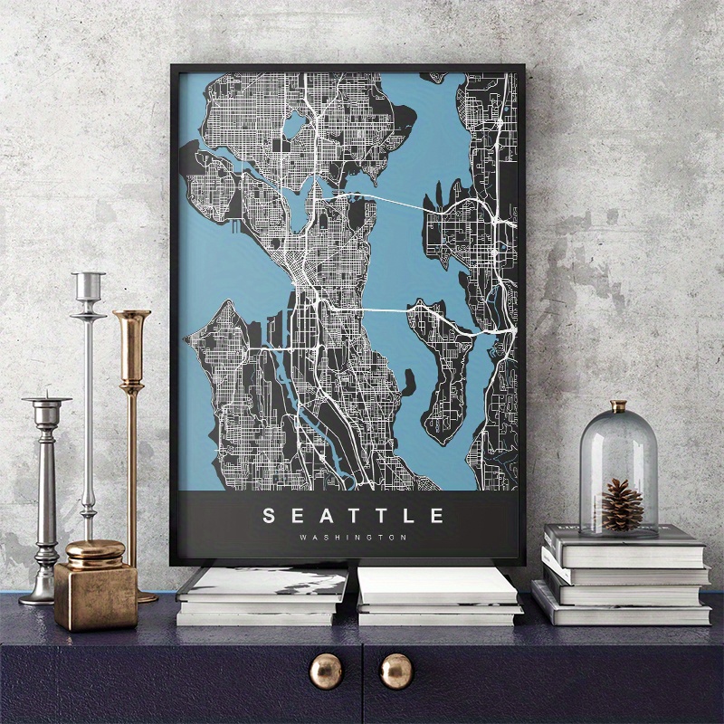 Louisville Skyline City Map Art: Canvas Prints, Frames & Posters