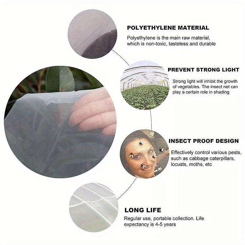 1 Roll Garden Insect And Vegetable Protection Nets Plant Flower And