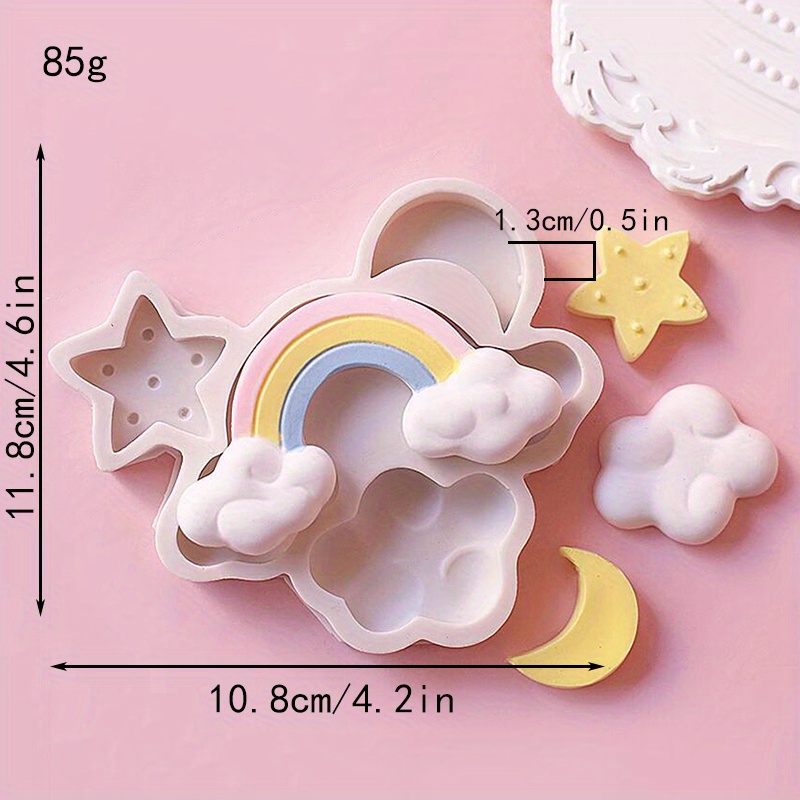 Rainbow Cloud Cookie Cutter