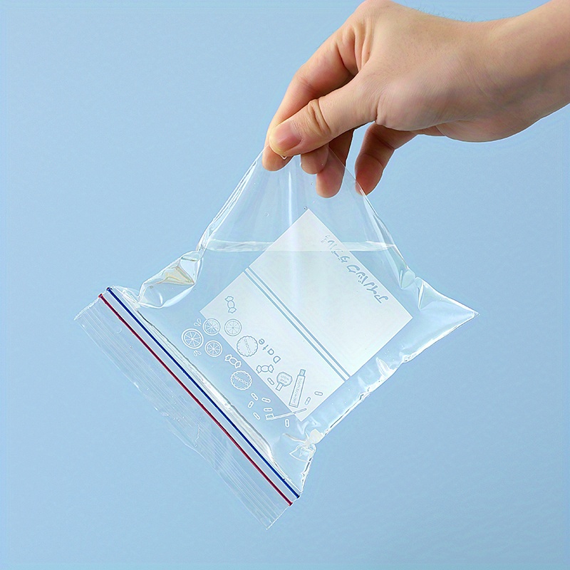 10/15/20pcs Airtight Self-sealing Plastic Resealable Bags With