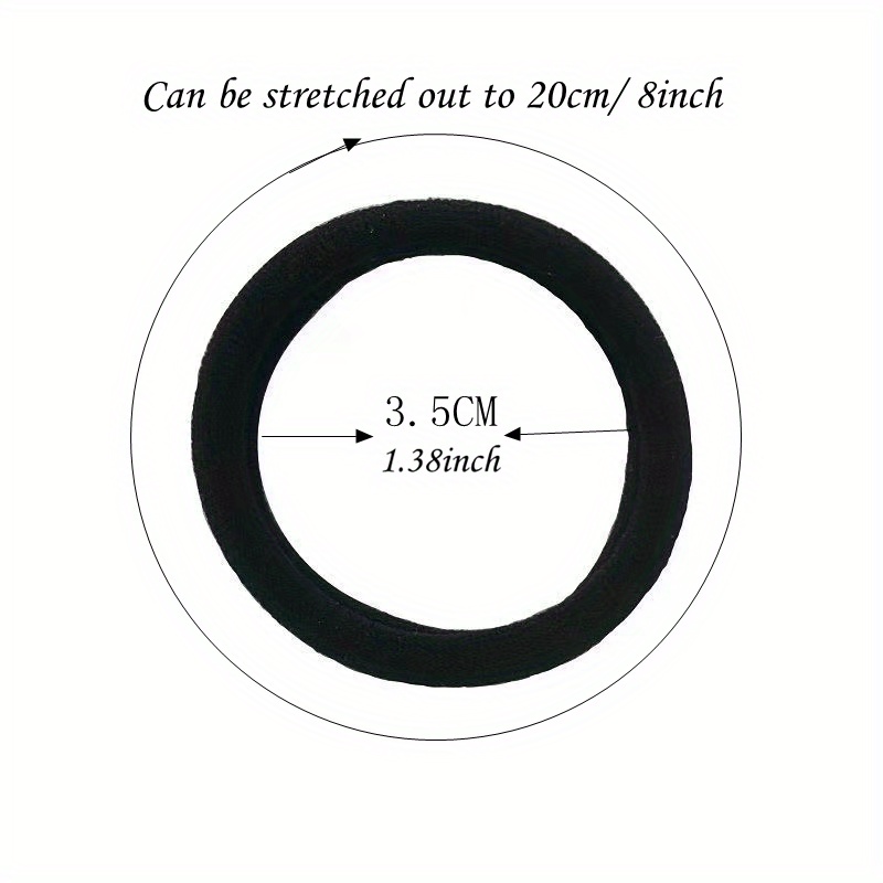 50pcs High Elastic Hair Bands for Women s Black Hairband Rubber Ties Ponytail Holder Scrunchies s Hair Accessories