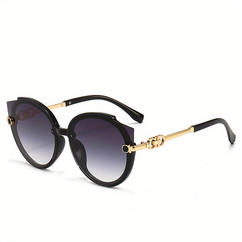 Oversized Cat Eye Sunglasses Gradient Lens UV400