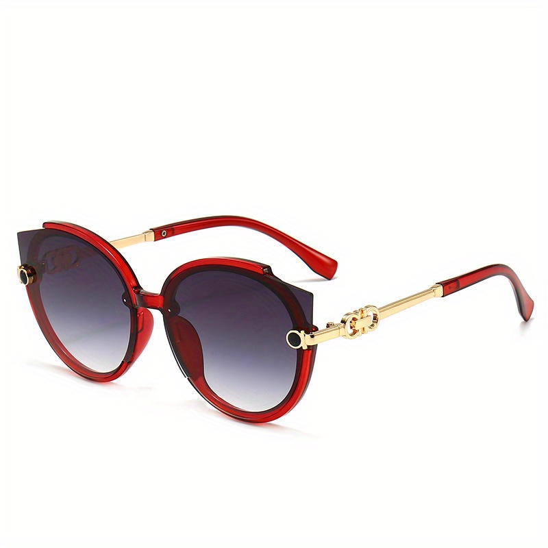 Oversized Cat Eye Sunglasses Gradient Lens UV400