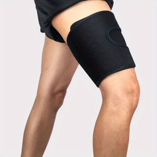 Medical Grade Thigh Hamstring Support Compression Brace Wrap Adjustable  Neoprene Sports Leg Sleeve for Pulled Hamstring Strain Injury Rehab for  Gym,Running, Fitness, Football, Badminton, Basketball : : Health &  Personal Care
