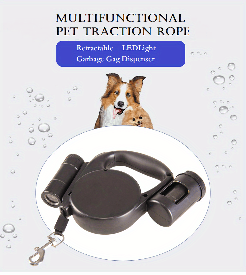 Laisse pour chien en corde robuste, laisse pour animaux de compagnie en  nylon de 1,5