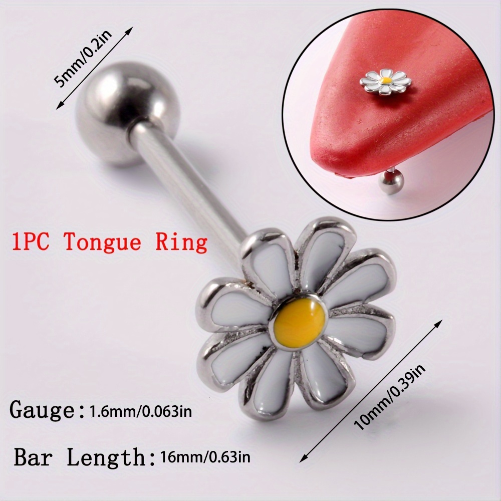 Daisy belly clearance button ring