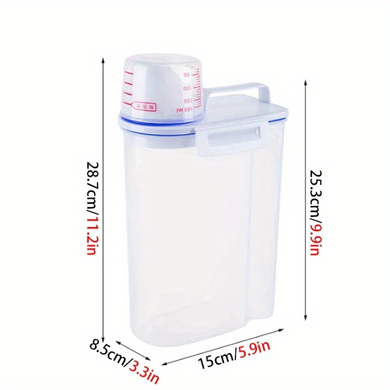 Transparent Plastic Rice Storage Container - Sealed Jars For