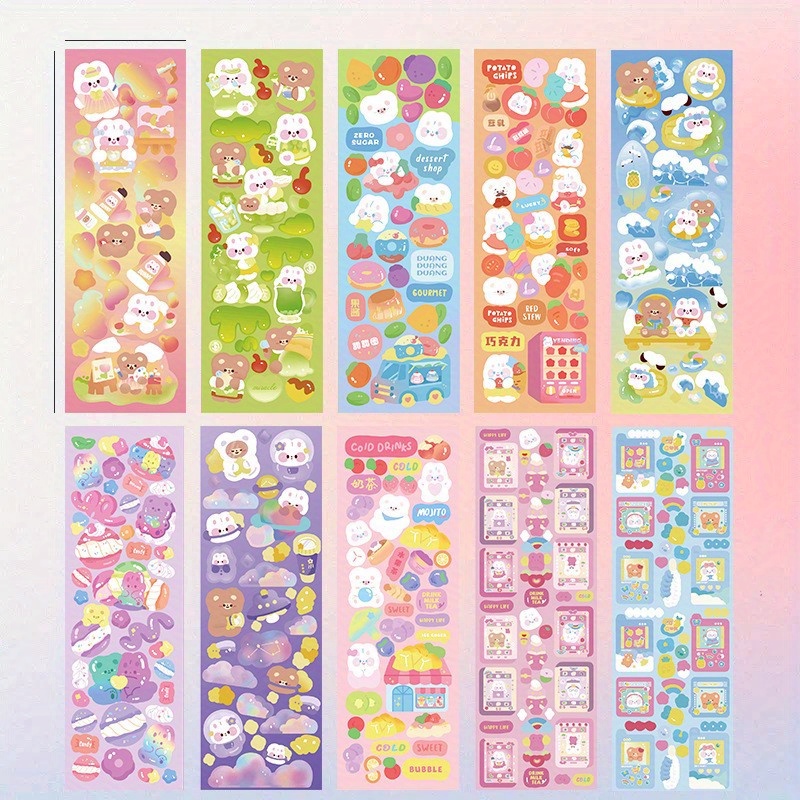 200 Piezas Pegatinas de Animales para Niños, Pegatinas Infantiles, Set de  Pegatinas de Vinilo Impermeables para Tazas, Scrapbooking, Cuaderno