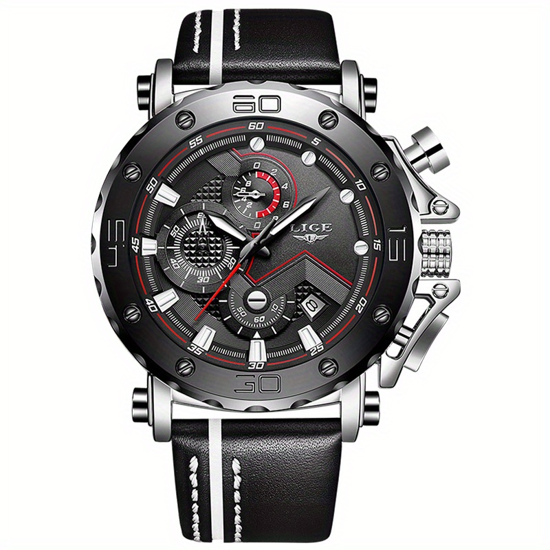 2023 Lige Mens Watches Top Brand Luxury Fashion Quartz Watch Men