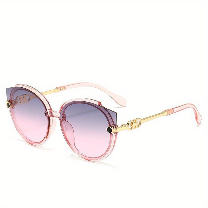 Oversized Cat Eye Sunglasses Gradient Lens UV400