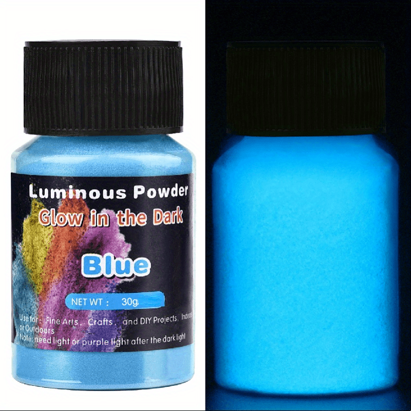 Long Lasting Bright Luminous Powder Glow In Dark Powder - Temu