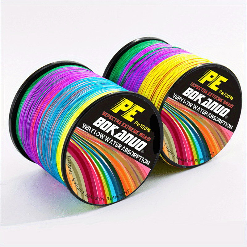 Strands braided fishing line 100m multi color super strong