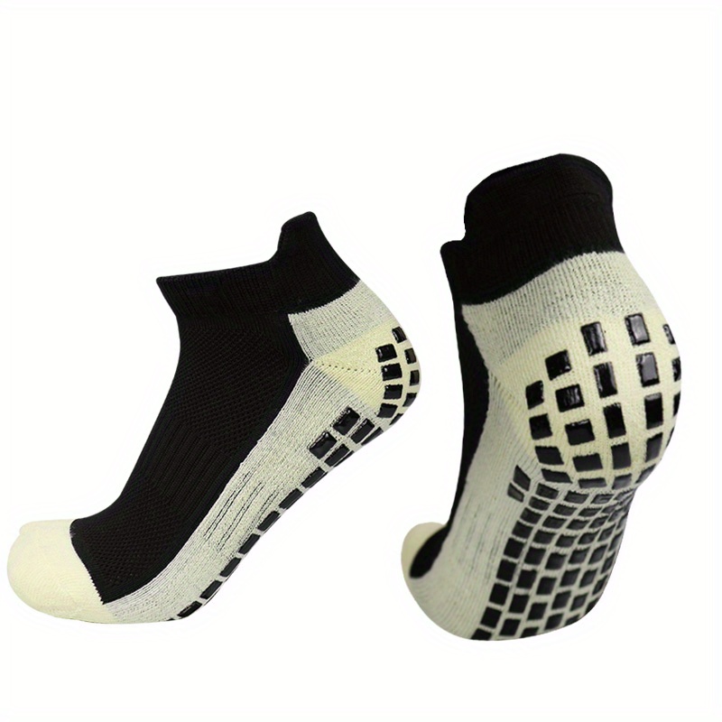Image of Professional Short Striped Training And Match Anti-slip Silicone Football Socks For Men And Women, Breathable And Sweat-absorbent Outdoor Sports Socks
