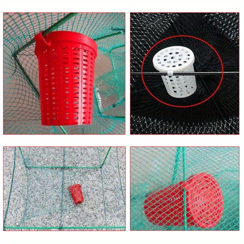 Premium Bait Cage Fishing Durable Lobster Net Cage Catching - Temu