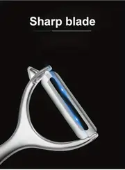 1pc fruit peeler vegetable peeler creative peeler metal peeler potato peeler kitchen peeler melon planer reusable pear peeler carrots peelers kitchen tools kitchen stuff kitchen gadgets kitchen accessories details 0