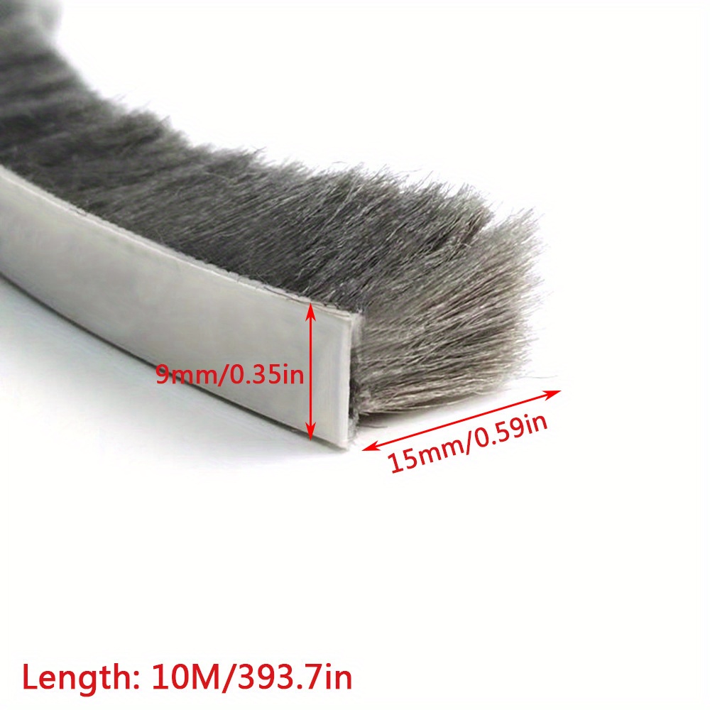 Mod.2157 Burlete para puerta adhesivo 1000 mm con cepillo