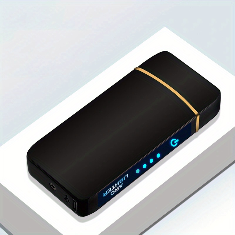 XIMU Mechero Electrico, Encendedor Electrico USB Doble Arco Mechero  Recargable y Resistente al Viento, Mechero de Plasma sin Gas con USB Cable  Control