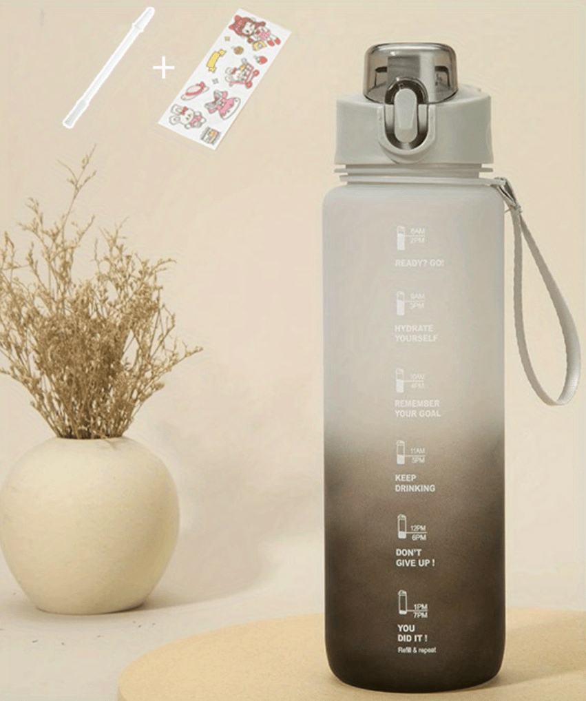 SILVER Stainless Steel Water Bottle for Men Women Kids