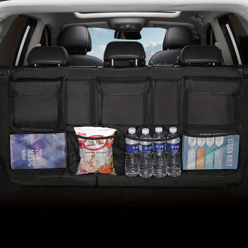 Car Interior Accessories Large Capacity Elastic Car Organizer Back Storage  Auto Stowing Tidying Luggage Holder Pocket
