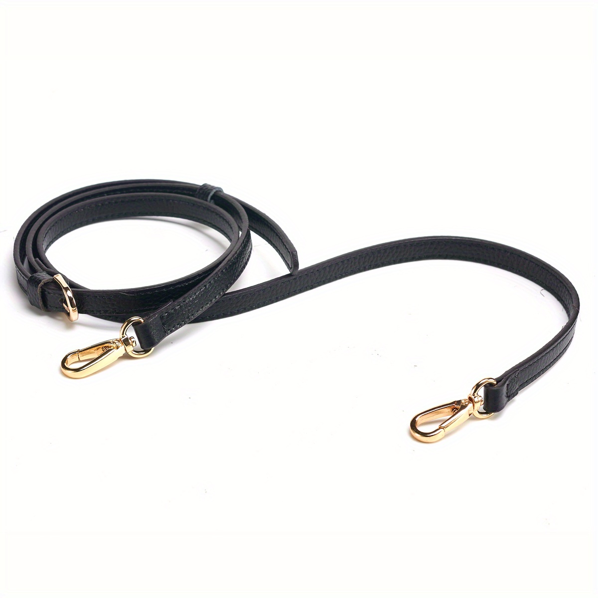  47 Adjustable Purse Strap Replacement with Buckles, Synthetic  Leather Chain Strap Bag Chain for Purse, Bag Strap Crossbody for Shoulder  Cross Body Sling Purse Handbag (Black Leather Gold Hardware) : Clothing