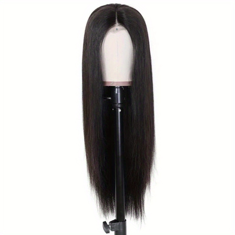 UNice 13x4 Lace Front Black Long Wave Wig With Baby Hair