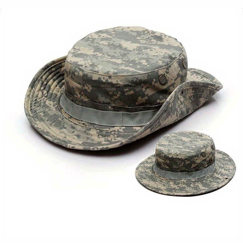 Camping Jungle Hat Sun Hat Fishing Cap Military Boonie Hat Men's