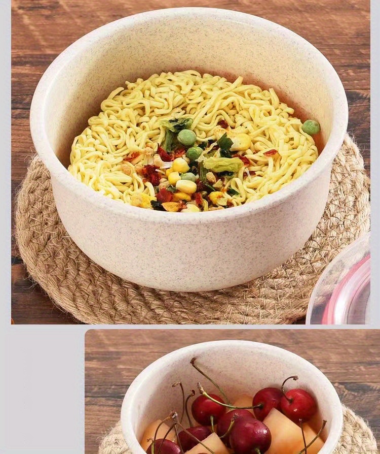 Microwave-safe Wheat Straw Fresh-keeping Bowl And Box Set - Perfect For  Vegetables, Fruits, And Dry Foods - Kitchen Supplies For Teens And Workers  At School And Canteen - Temu