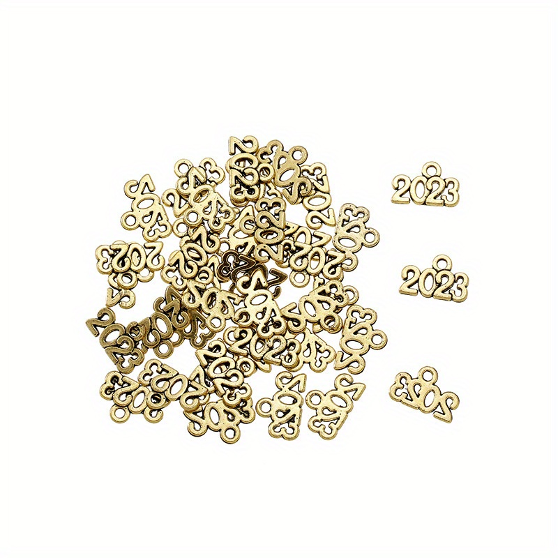 10pcs Number Charms DIY Pendants Enamel 0-9 Number Charms For Earrings  Bracelets Necklaces Jewelry Making Charms For Women Decorations For Crafting