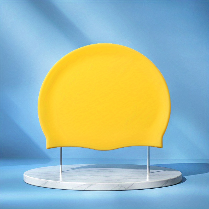 TEMU 1pc Comfortable Unisex Swim Cap - , , And - For Men And