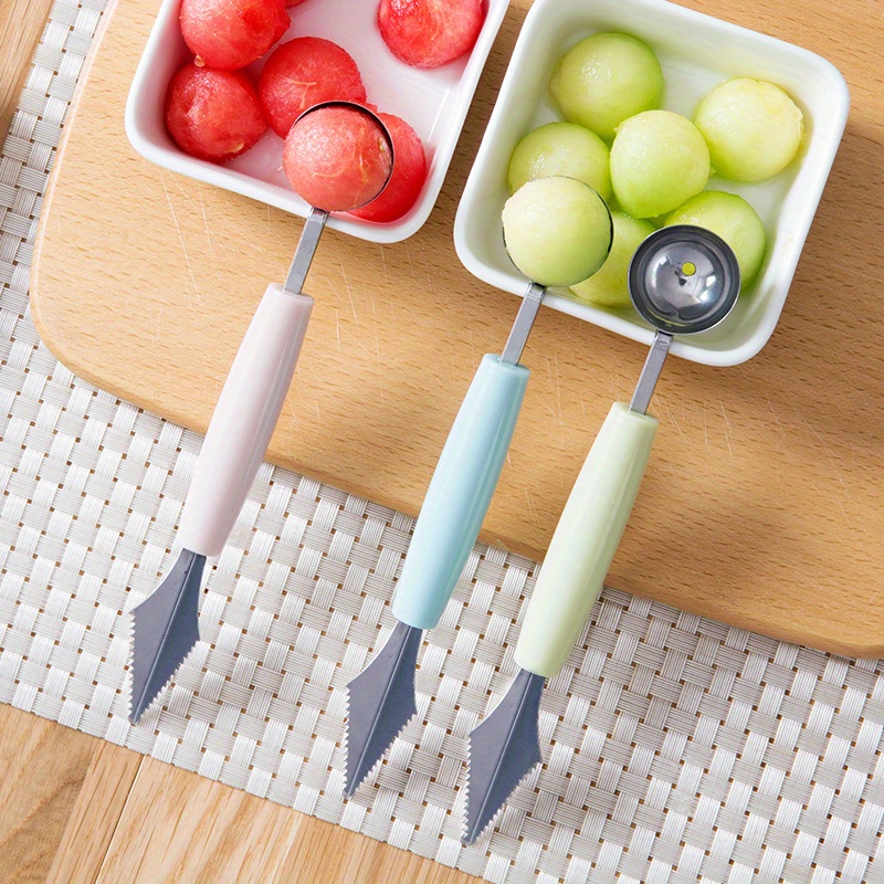 Fruit Melon Baller Spoon Watermelon Scooper for Meatballs Fruits Cantaloupe  Orange