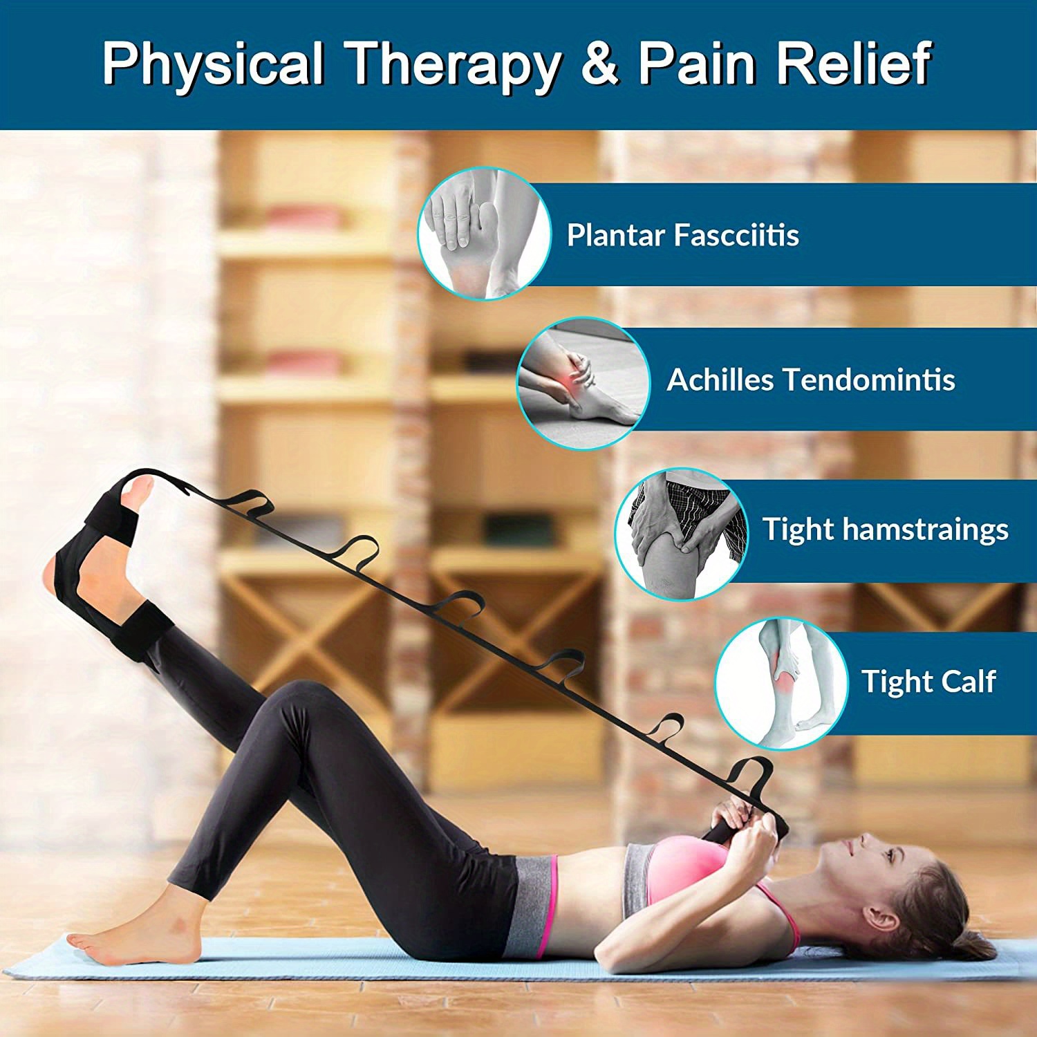  Foot Stretcher and Calf Stretcher for Plantar