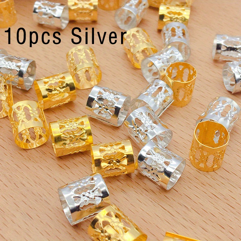 dreadlocks beads hair braid rings clips dread locks hair Temu