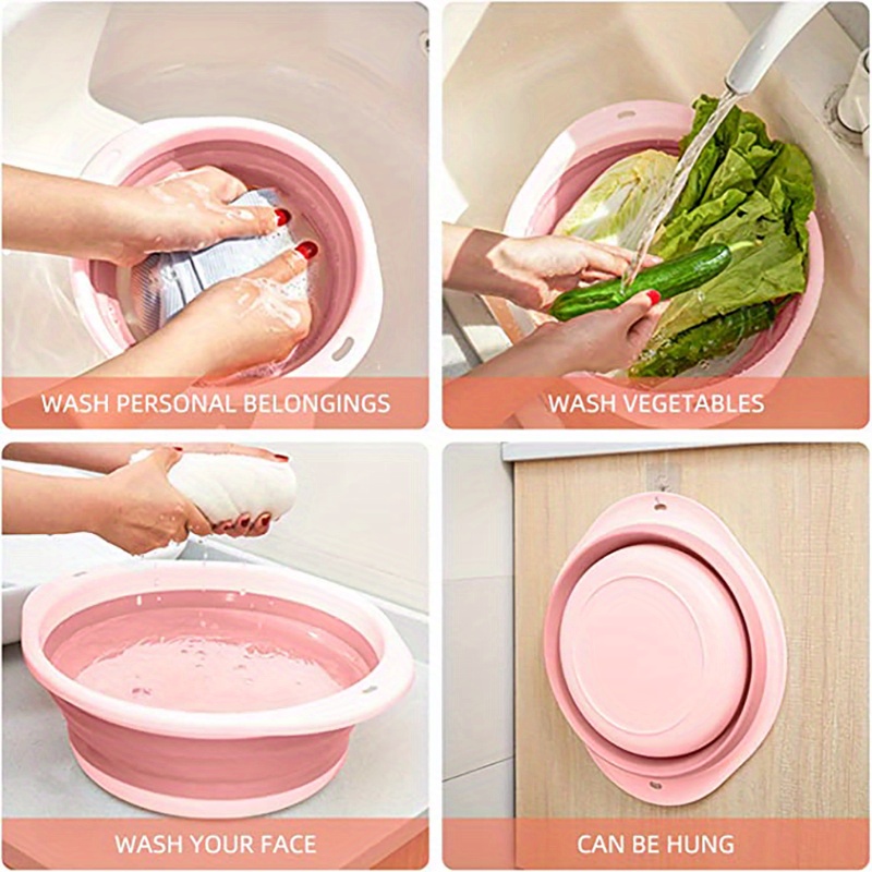 Foldable Wash Basin Collapsible Wash Basin Multifunctional - Temu