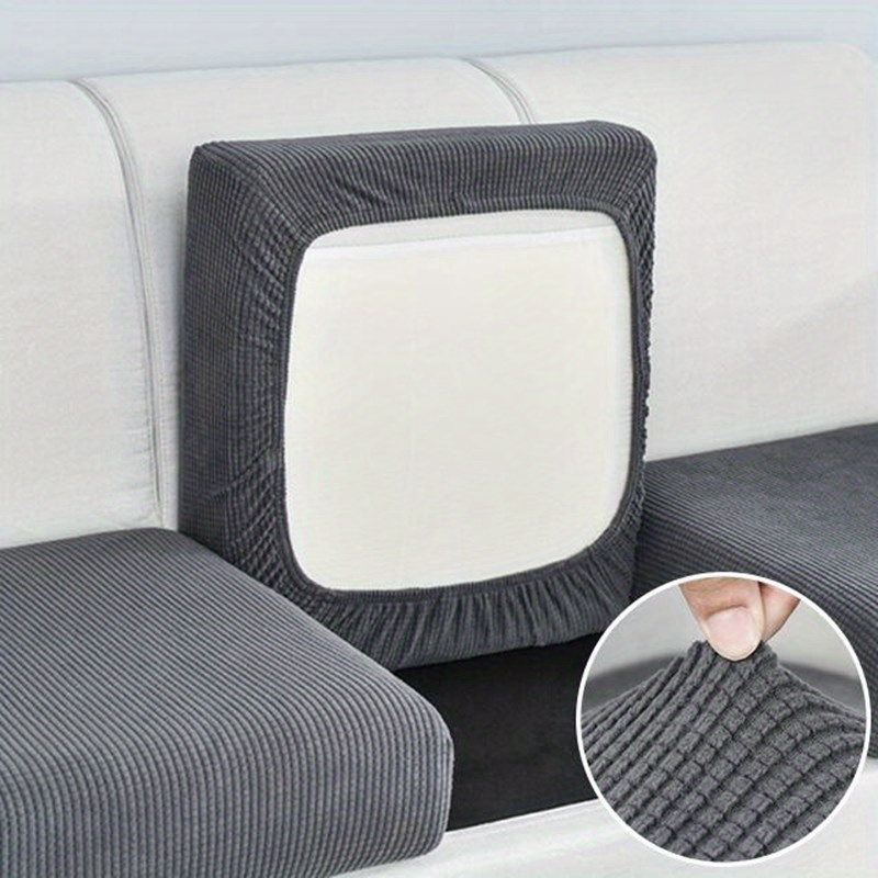 E-shop 1 Stück Einfarbige Sofabezug, Sofaschutz, Sofahülle, Einzelner Sofabezug, Abnehmbarer Waschbarer Elastischer Sofakissenbezug