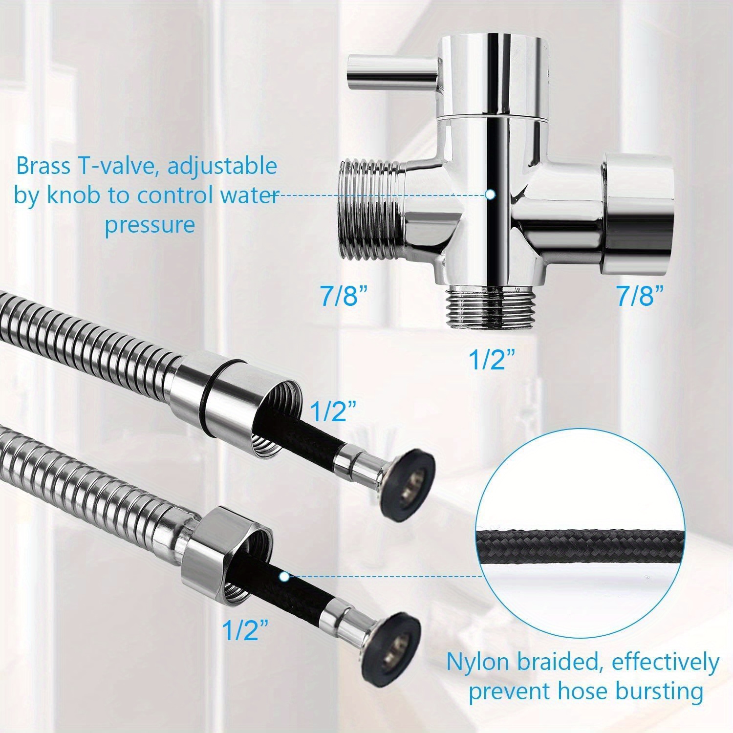 Pressurized Toilet Spray Gun Toilet Bidet Sprayer Holder Temu