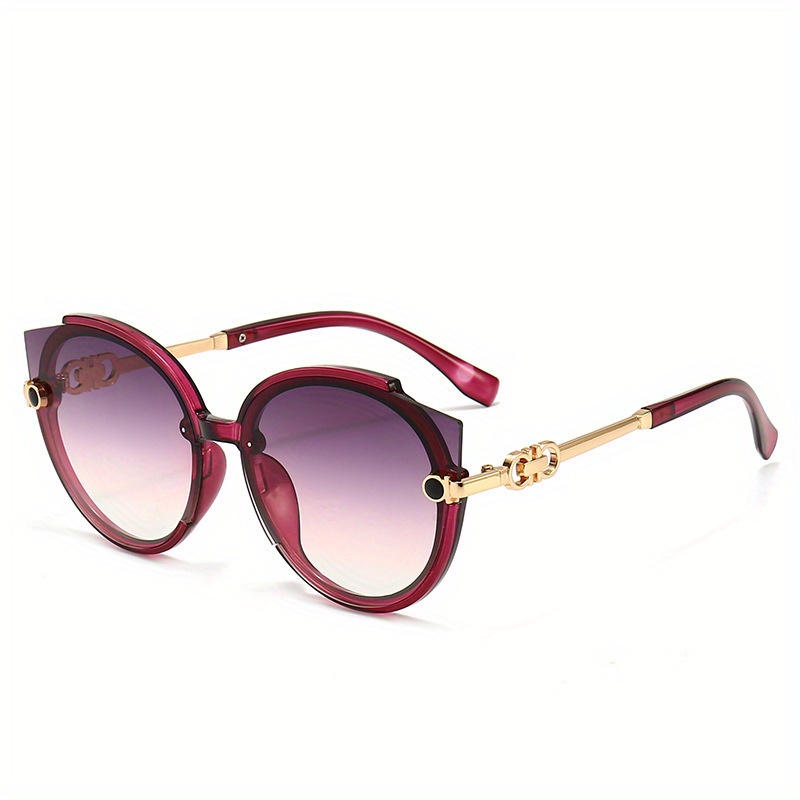 Oversized Cat Eye Sunglasses Gradient Lens UV400